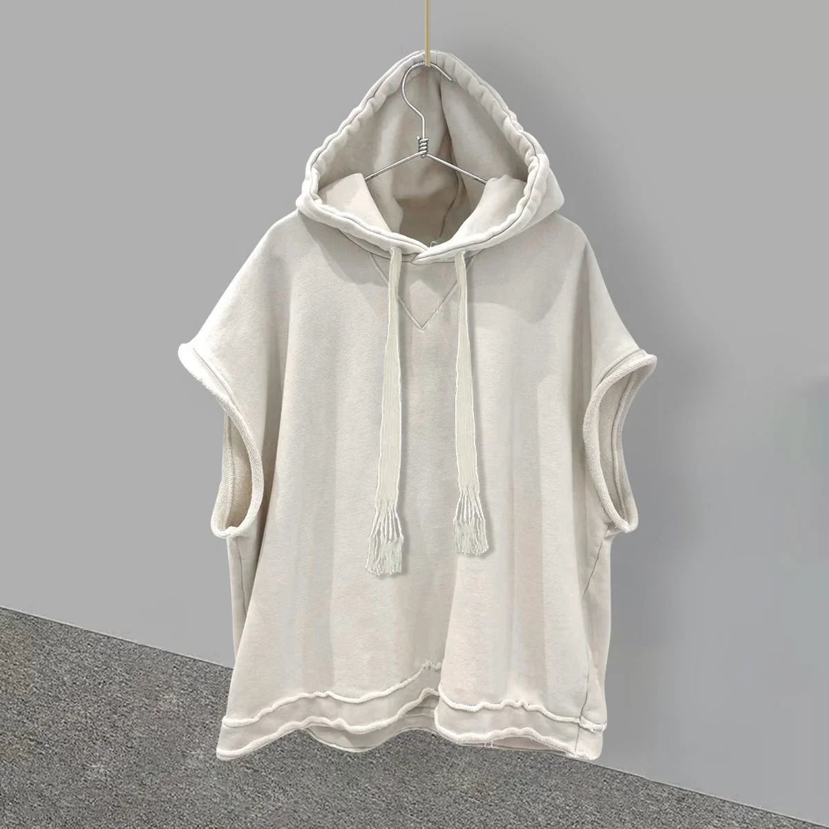 Solid Color New Men's Tank Tops Vest Sleeveless Tees for Male Hooded Man Vests Tops Hip Hop Men Tank Top
