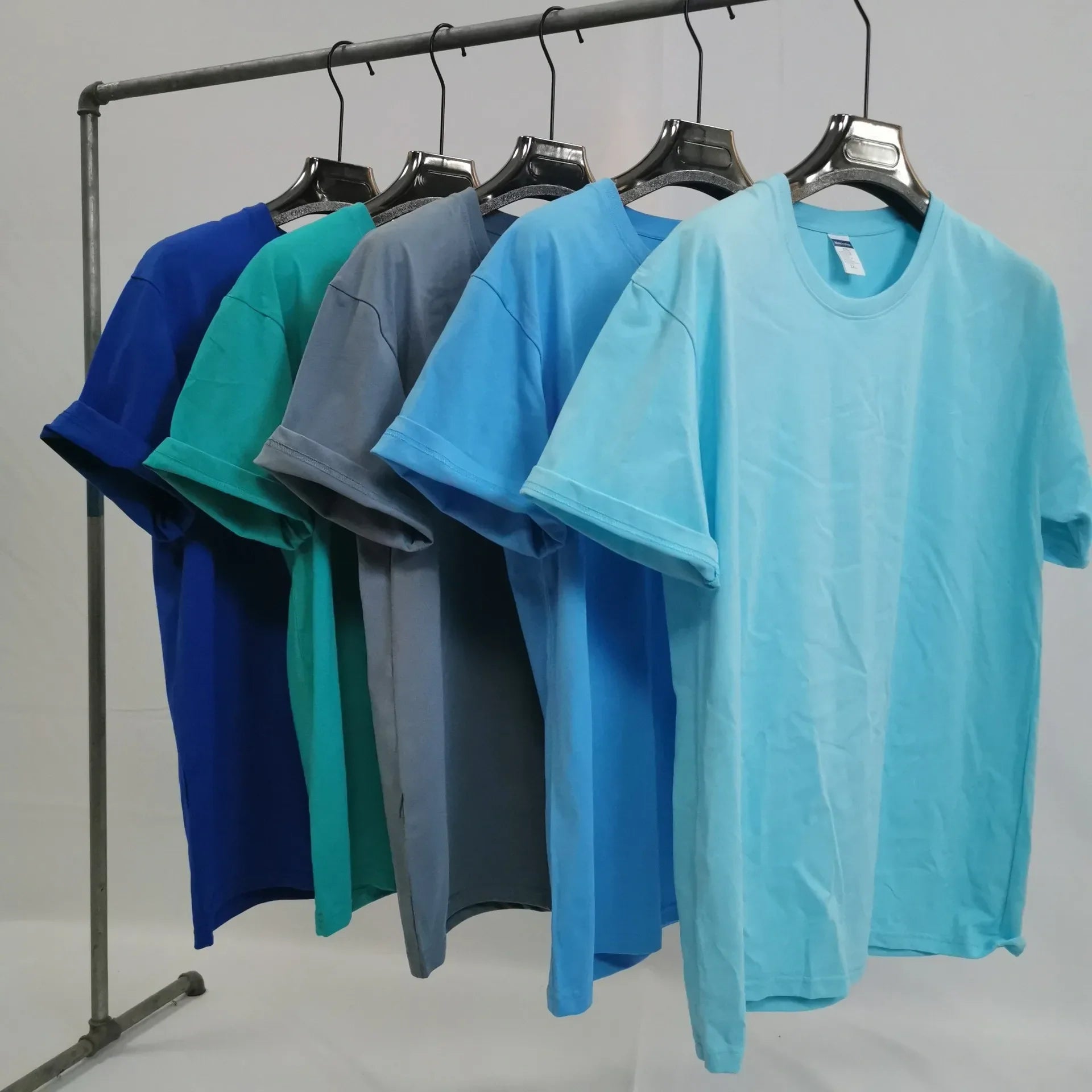 Cotton High Quality Unisex T-shirt 100% Cotton Summer Oversized Men's T-shirt Round Neck Solid Color Blank T-shirt for Men