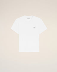 White cotton t-shirt with Ami de Coeur