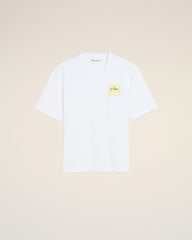 White Cotton Post It "Je T'Aime" T-Shirt