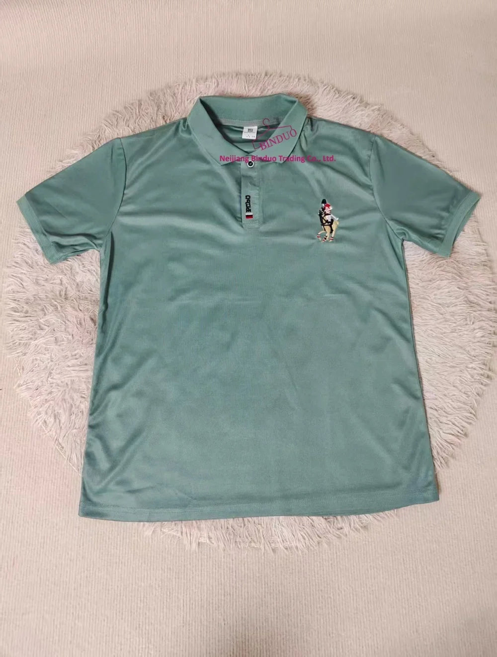 Summer Men's Short Sleeve T-shirt Embroidery Casual Turndown POLO Shirt Young and Middle-aged Men's Plus Size T-shirts