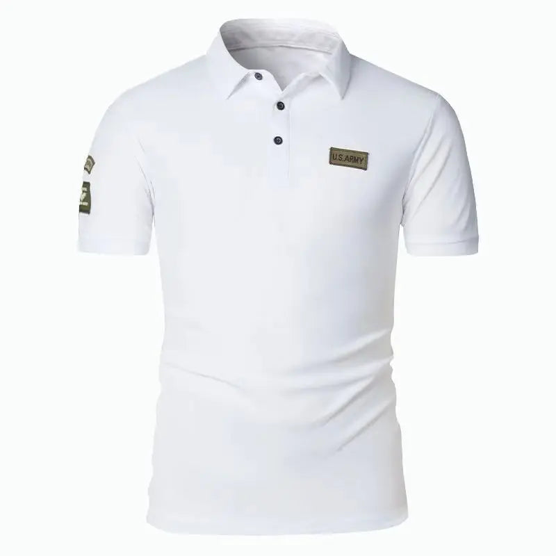 Summer New Collar Sport Men's Polo Shirt Fashionable and Casual Men's Short Sleeved T-shirt