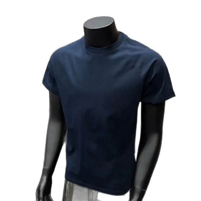 Summer New Men's Sorona Fabric T-shirt Cool Touch Antibacterial Quick Dry Regular Shoulder Short Sleeve Tee