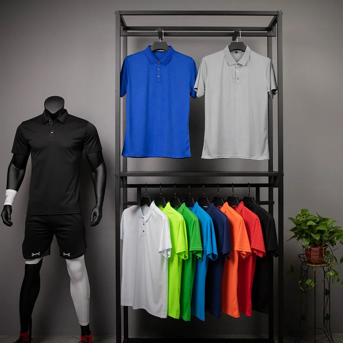 New Collection Quick Dry Polo Men's Spring Outdoor Sports Breathable Antibacterial Micro Elastic Short Sleeve Shirts