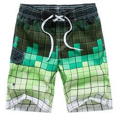Summer Men Quick-drying Beachwear Plus Size Swimsuit Shorts Male Fashion Casual Loose Hawaii Printing Surf Board Shorts