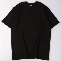 Summer Fashion Solid Color Cotton T-shirt Men's Trendy Crew Neck Short-Sleeve Top