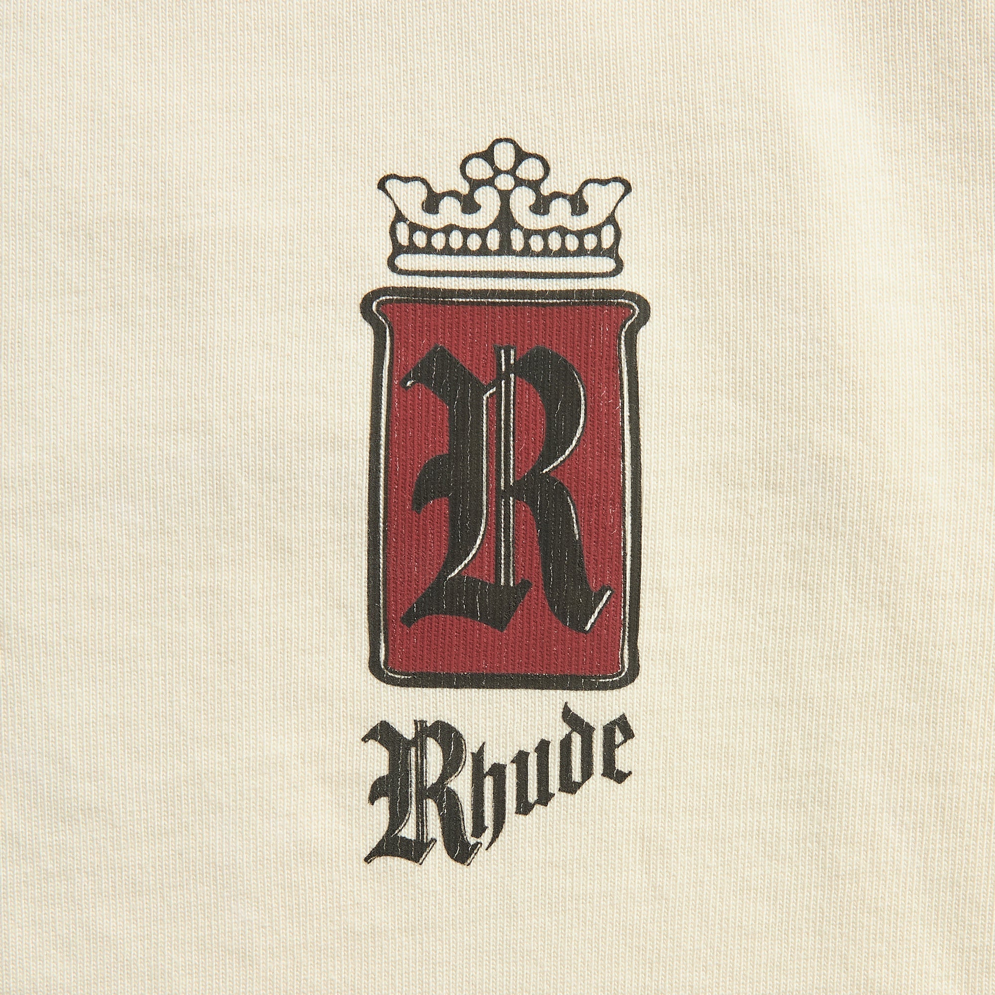 Rhude Fumar 91 Tee - Vintage White / Black / Red