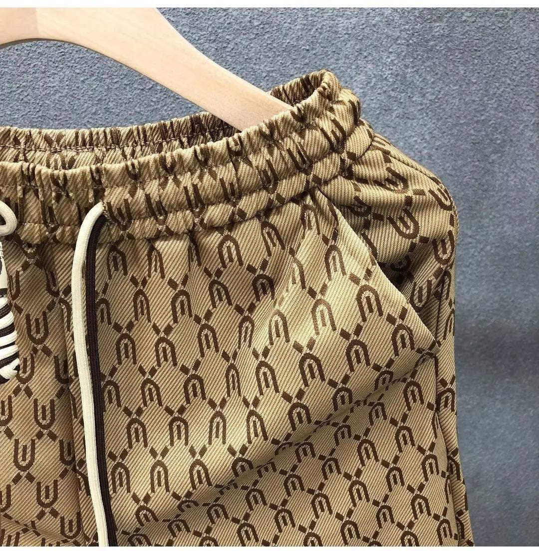 High End Fashion Shorts Men's Summer Fashion Brand Multifunctional Shorts Men's Beach Casual Flower Shorts