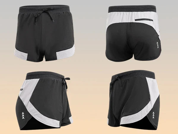 Men's Solid Drawstring Waist Pocket Shorts, Regular Fit Casual Breathable Quick Drying Swimming Shorts, Men's Bottoms for Summer