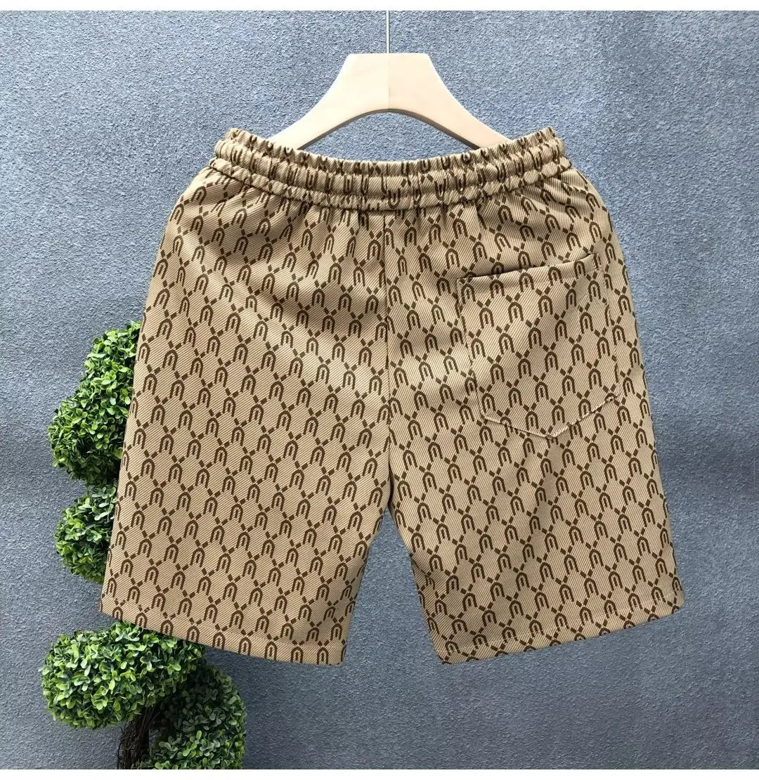 High End Fashion Shorts Men's Summer Fashion Brand Multifunctional Shorts Men's Beach Casual Flower Shorts