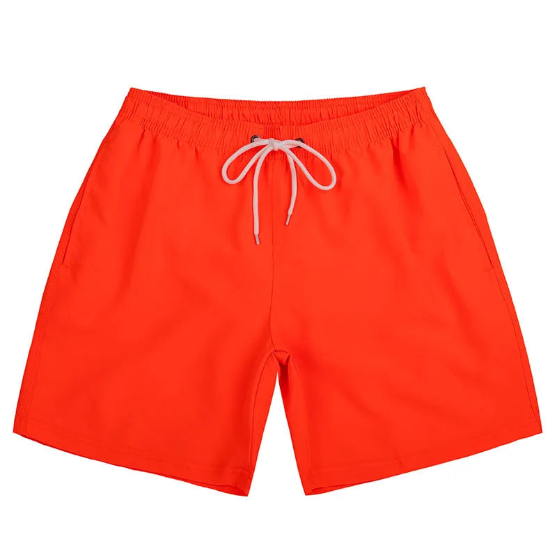 Men's Summer Low Waist Swim Trunks Quick Dry Breathable Beach Vacation Surfing Swimwear