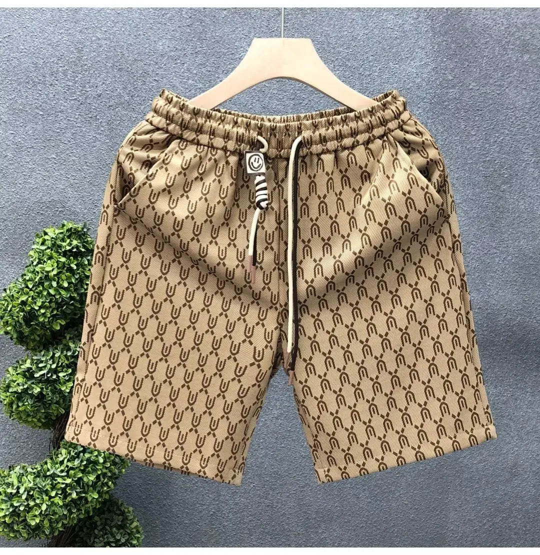 High End Fashion Shorts Men's Summer Fashion Brand Multifunctional Shorts Men's Beach Casual Flower Shorts