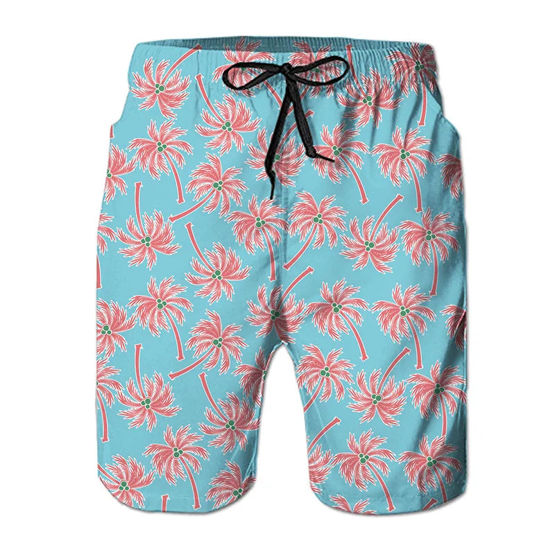 Paint & Animals Design Beach Shorts Pants Swimsuit Tropical Summer Casual Mens Swim Trunks 3D Print Board Shorts Cool Ice Shorts Pants