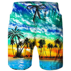 Multi Designs Beach Shorts Pants Swimsuit Tropical Summer Casual Mens Swim Trunks 3D Print Board Shorts Cool Ice Shorts