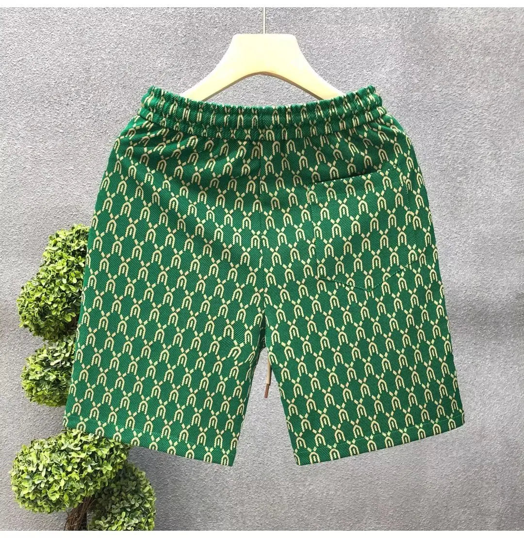 High End Fashion Shorts Men's Summer Fashion Brand Multifunctional Shorts Men's Beach Casual Flower Shorts