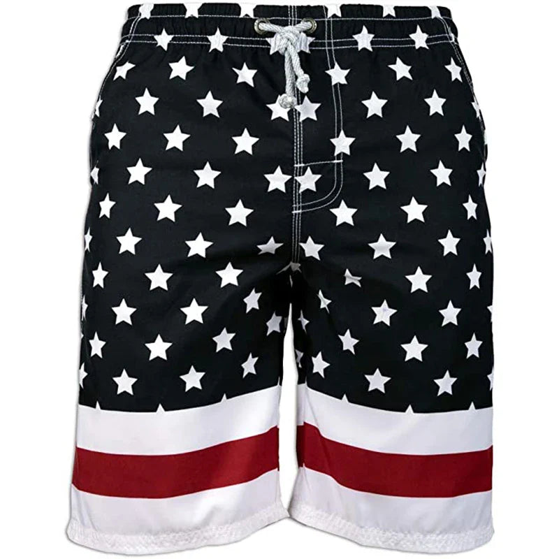 Men Board Shorts Summer Quick Dry Beach Shorts Swimsuit Woman homme Fashion Swim Trunks 3D Printed Bermuda Surf Ice Shorts