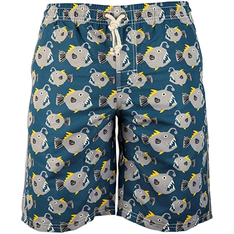 Men Board Shorts Summer Quick Dry Beach Shorts Swimsuit Woman homme Fashion Swim Trunks 3D Printed Bermuda Surf Ice Shorts