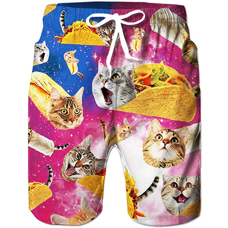 Multi Designs Beach Shorts Pants Swimsuit Tropical Summer Casual Mens Swim Trunks 3D Print Board Shorts Cool Ice Shorts