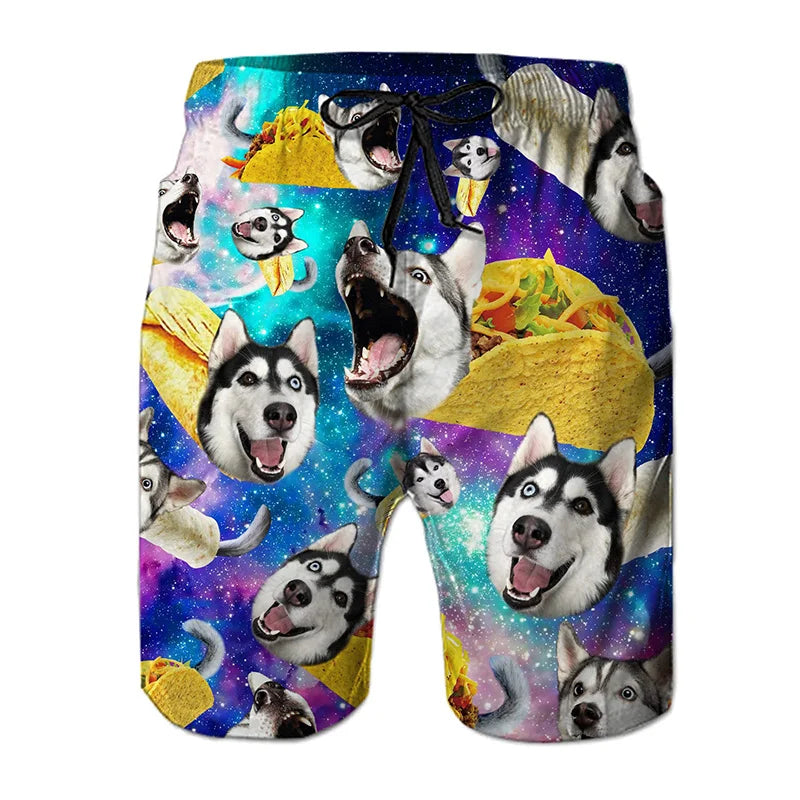 Multi Designs Beach Shorts Pants Swimsuit Tropical Summer Casual Mens Swim Trunks 3D Print Board Shorts Cool Ice Shorts