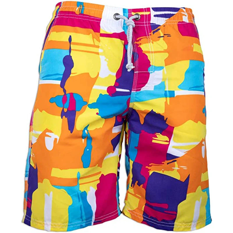 Men Board Shorts Summer Quick Dry Beach Shorts Swimsuit Woman homme Fashion Swim Trunks 3D Printed Bermuda Surf Ice Shorts