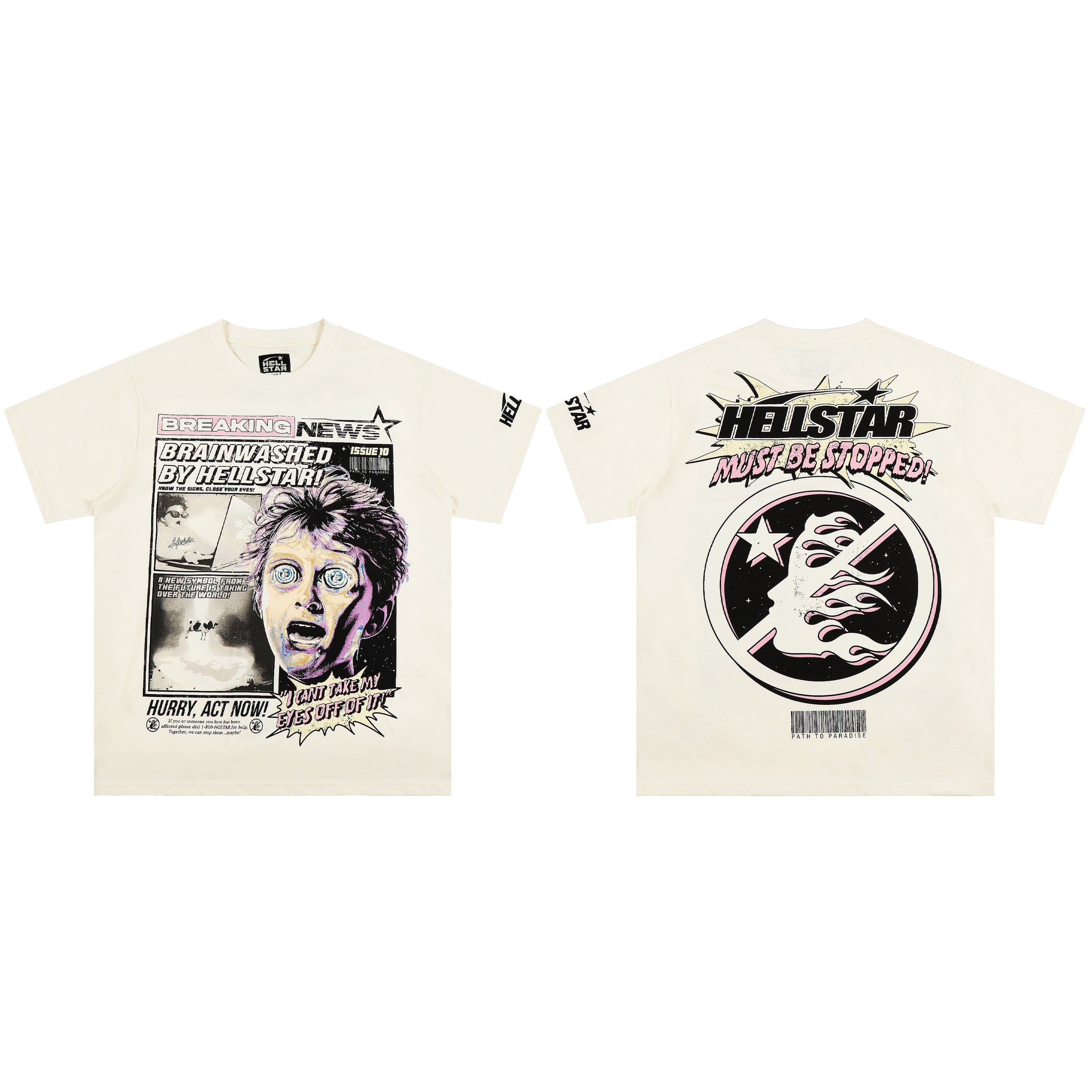 HELLSTAR Breaking News Graphic T-Shirt