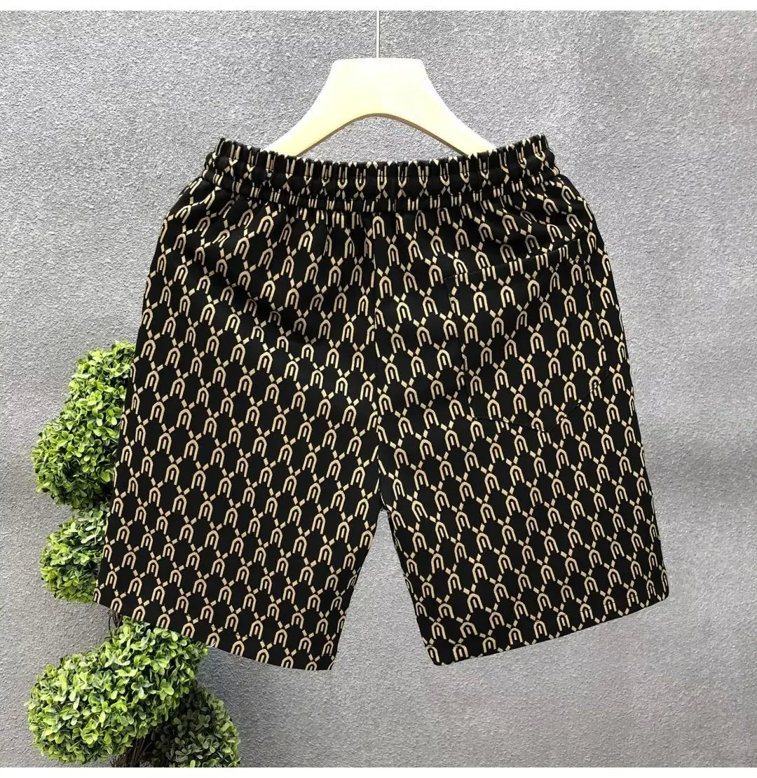 High End Fashion Shorts Men's Summer Fashion Brand Multifunctional Shorts Men's Beach Casual Flower Shorts