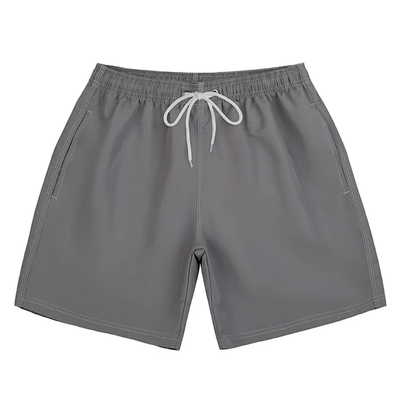 Men's Summer Low Waist Swim Trunks Quick Dry Breathable Beach Vacation Surfing Swimwear