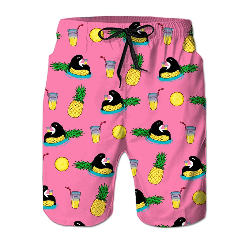 Multi Designs Beach Shorts Pants Swimsuit Tropical Summer Casual Mens Swim Trunks 3D Print Board Shorts Cool Ice Shorts