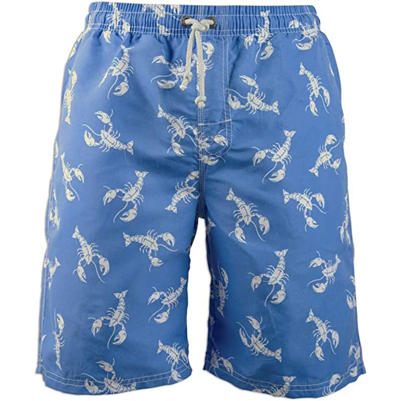 Men Board Shorts Summer Quick Dry Beach Shorts Swimsuit Woman homme Fashion Swim Trunks 3D Printed Bermuda Surf Ice Shorts