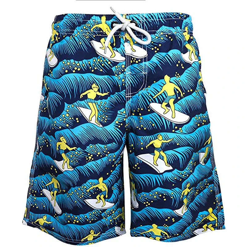Men Board Shorts Summer Quick Dry Beach Shorts Swimsuit Woman homme Fashion Swim Trunks 3D Printed Bermuda Surf Ice Shorts