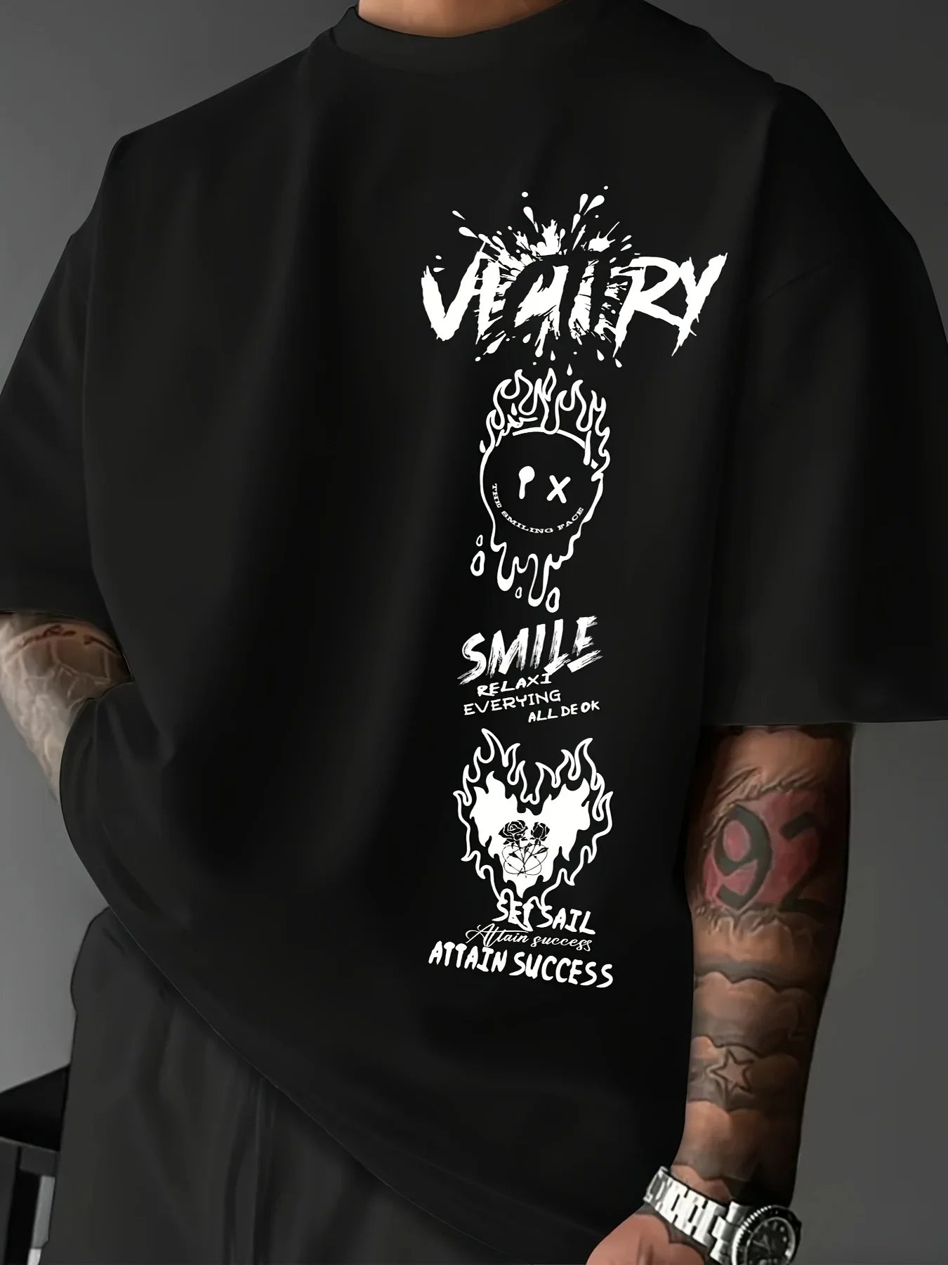 Men's Graffiti Print T-Shirt™