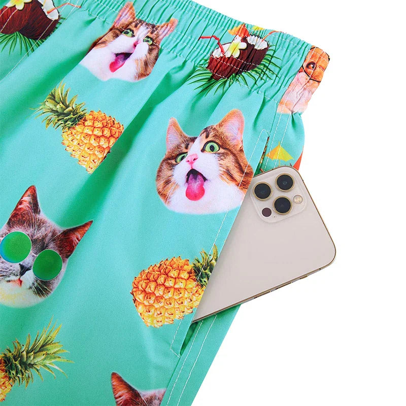 Multi Designs Beach Shorts Pants Swimsuit Tropical Summer Casual Mens Swim Trunks 3D Print Board Shorts Cool Ice Shorts