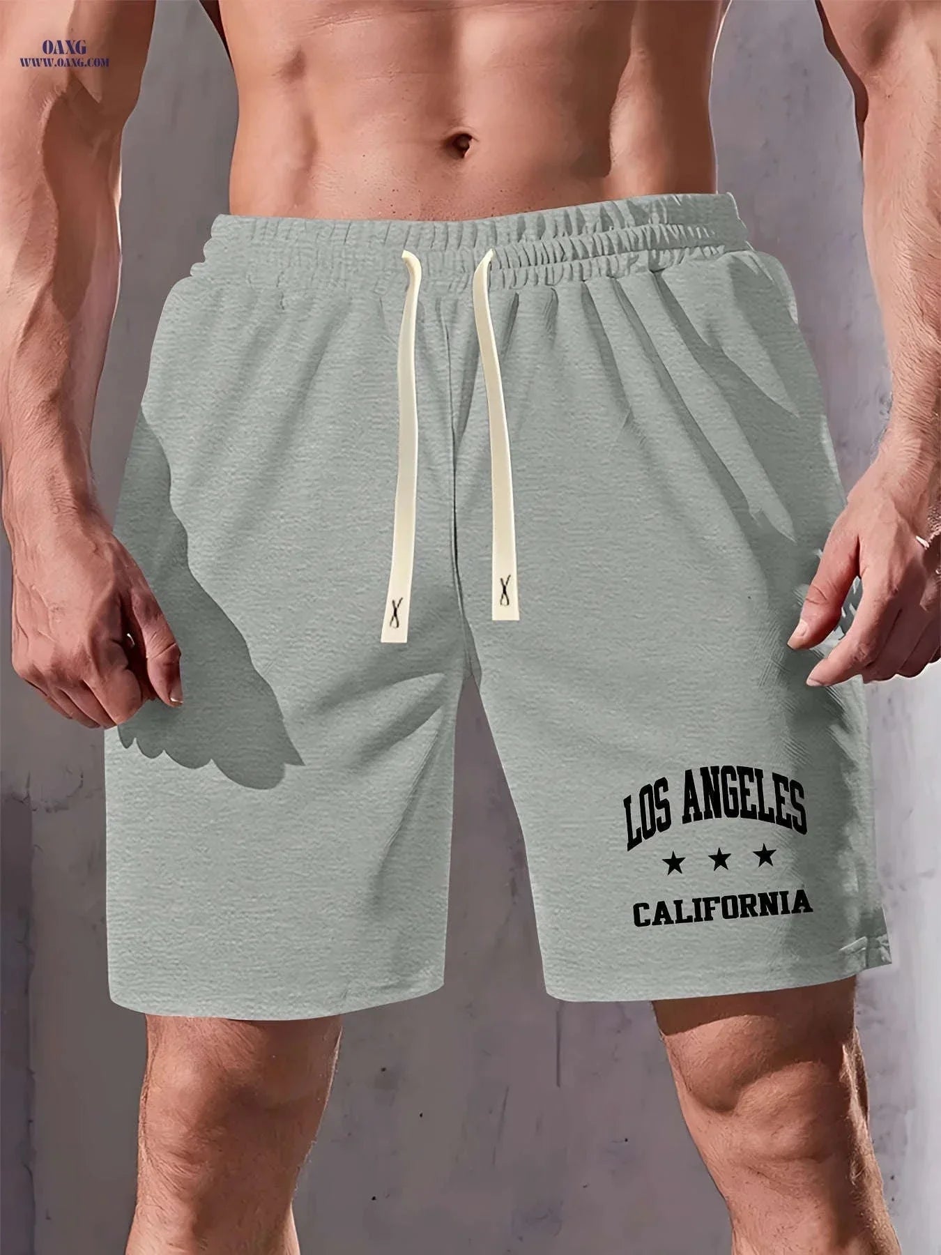 Casual Men's Fashion Print Shorts - Drawstring, Lightweight & Comfortable