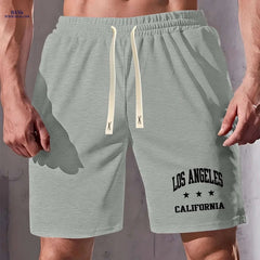 Casual Men's Fashion Print Shorts - Drawstring, Lightweight & Comfortable