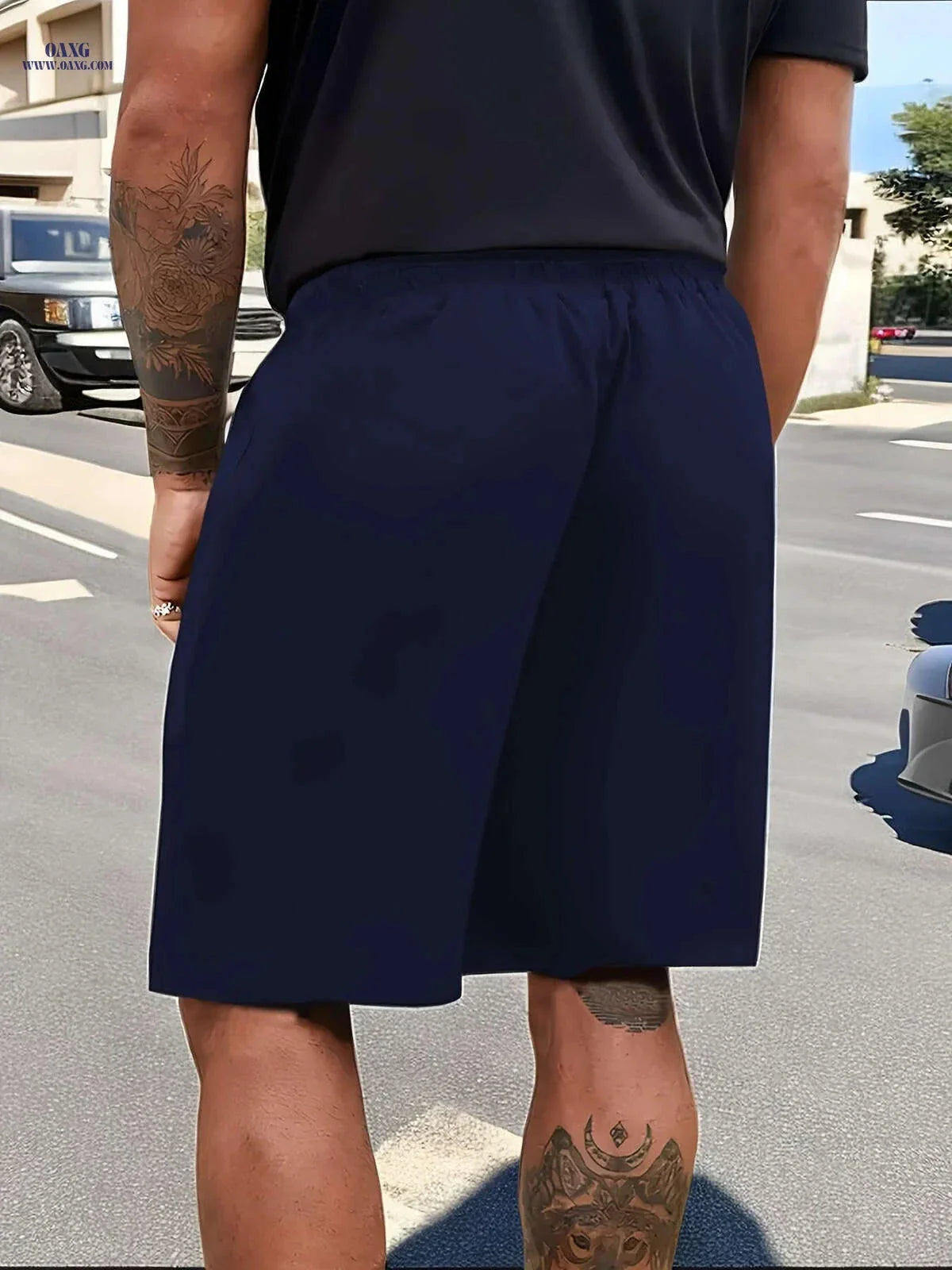 Casual Men's Fashion Print Shorts - Drawstring, Lightweight & Comfortable