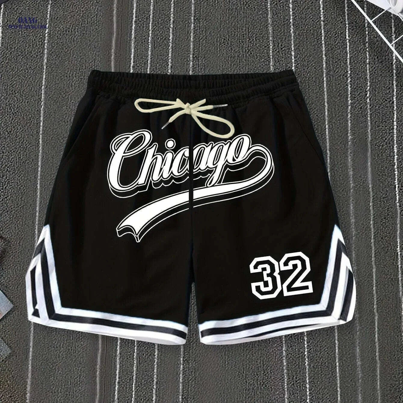 Casual Men's Polyester Chicago Shorts - Solid Color, Regular Fit