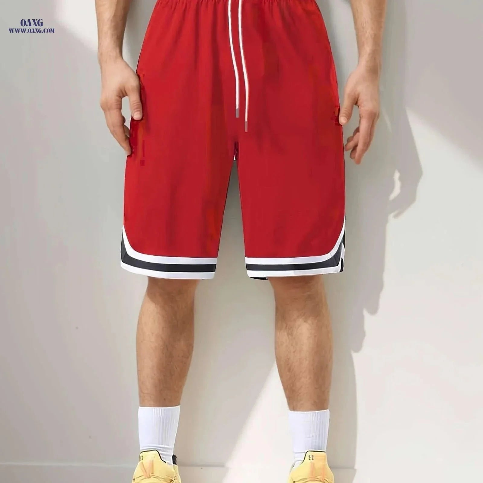 Claude’s Oversized Solid Color Shorts - High Waist, Casual Comfort