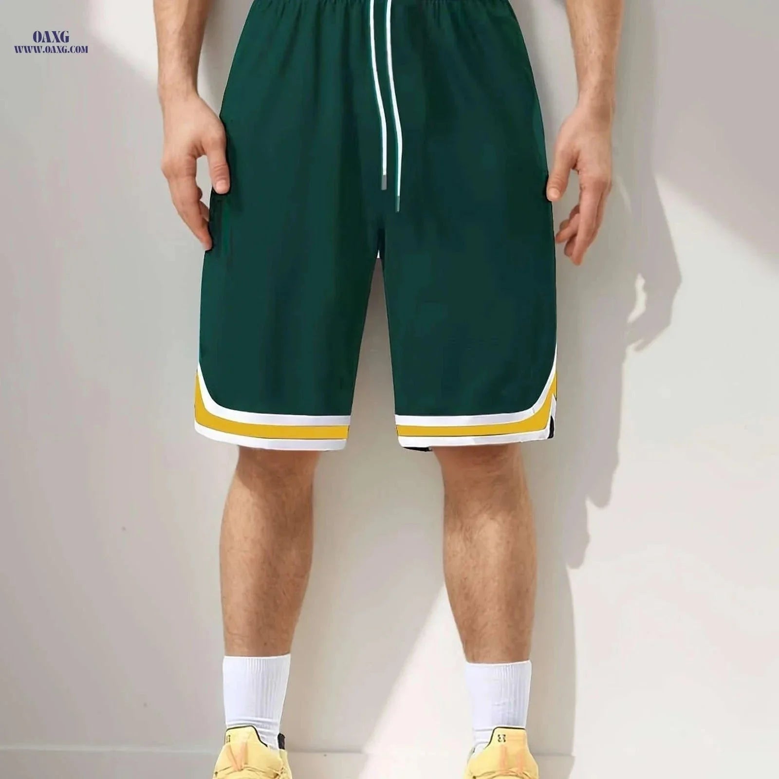 Claude’s Oversized Solid Color Shorts - High Waist, Casual Comfort