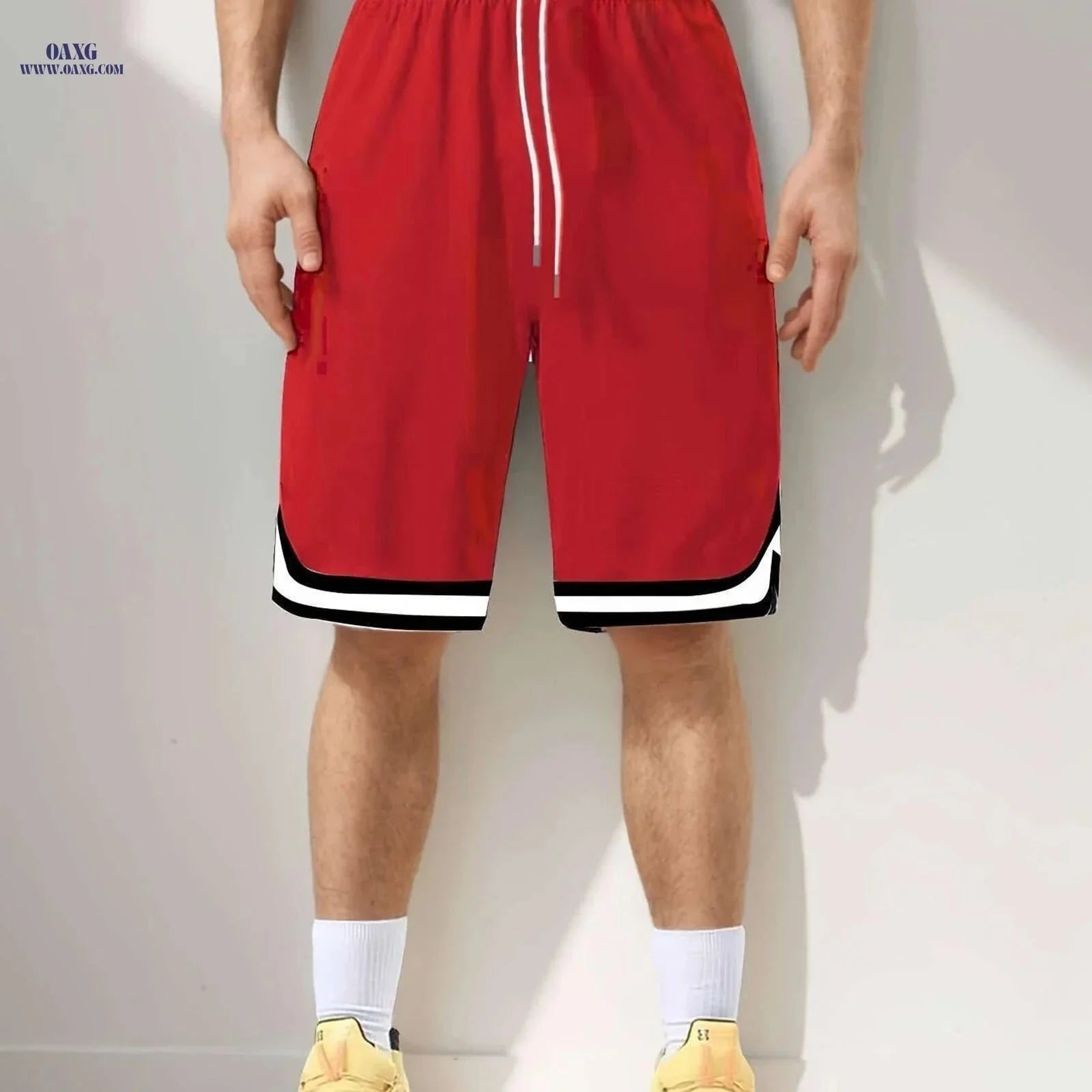 Claude’s Oversized Solid Color Shorts - High Waist, Casual Comfort