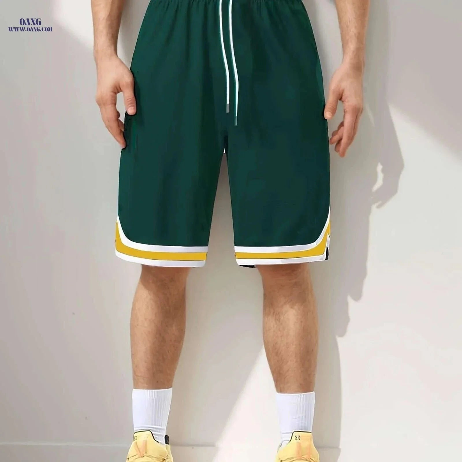 Claude’s Oversized Solid Color Shorts - High Waist, Casual Comfort