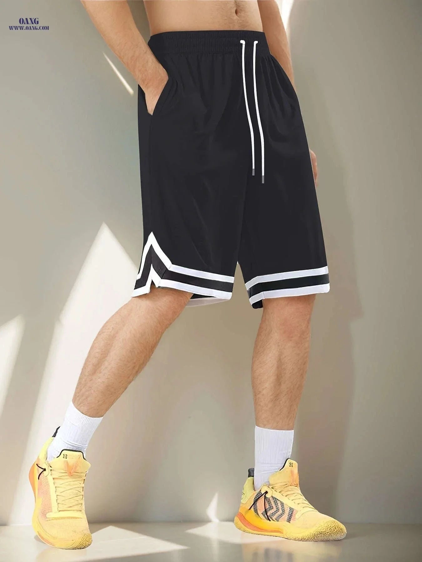 Claude’s Oversized Solid Color Shorts - High Waist, Casual Comfort