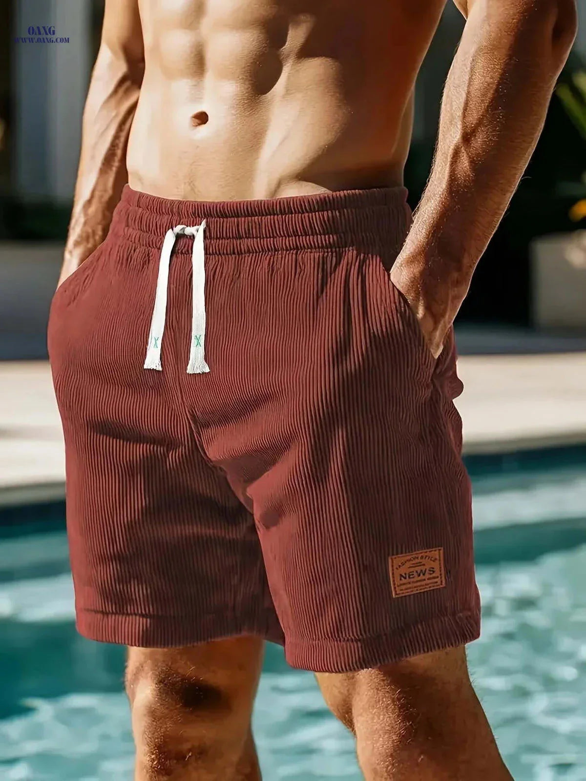 Gengyuan Men's Corduroy Shorts - Stylish, Comfortable & Versatile