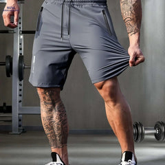 HIDKAT Men's Summer High Waist Sports Shorts - High Stretch, Casual Fit