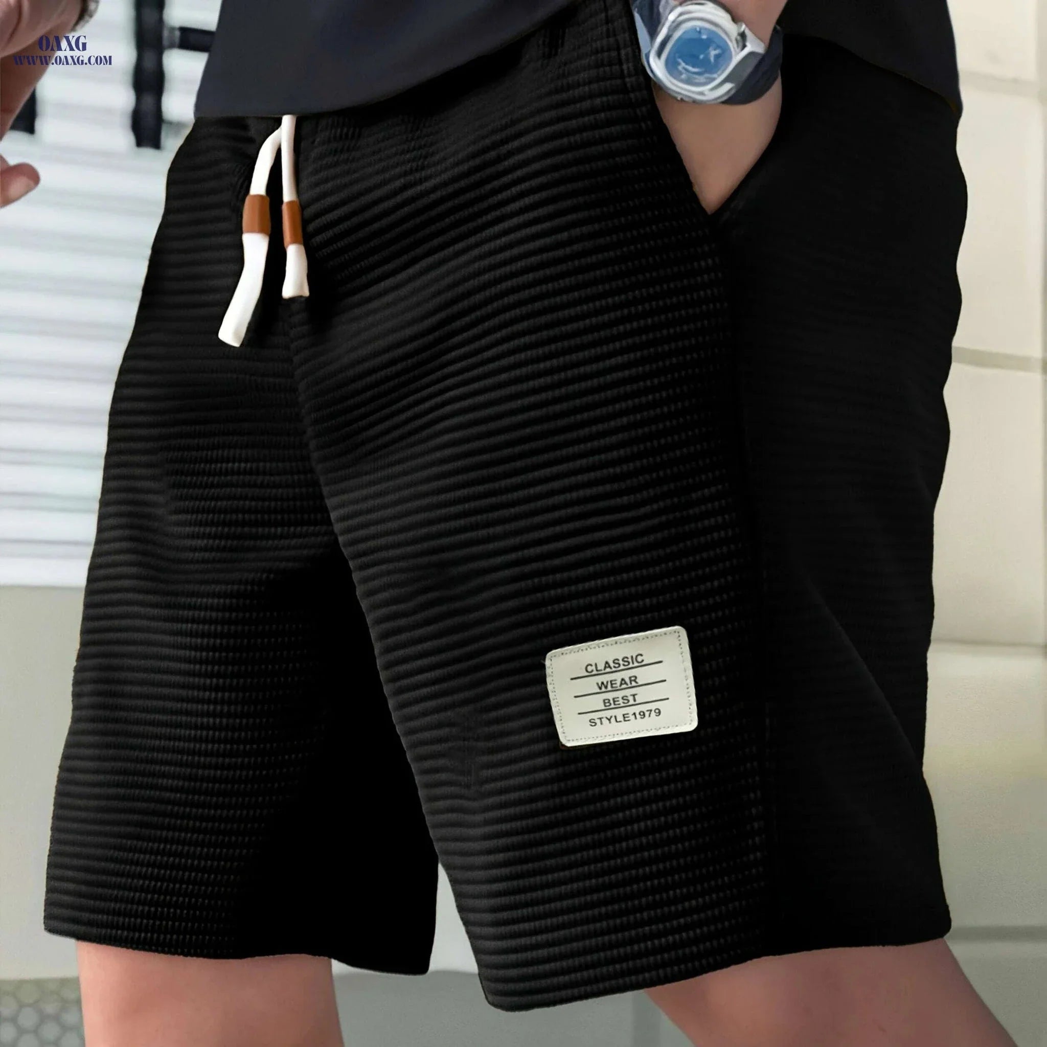 Lightweight Breathable Summer Shorts for Men - Casual Fit, Utility Pockets