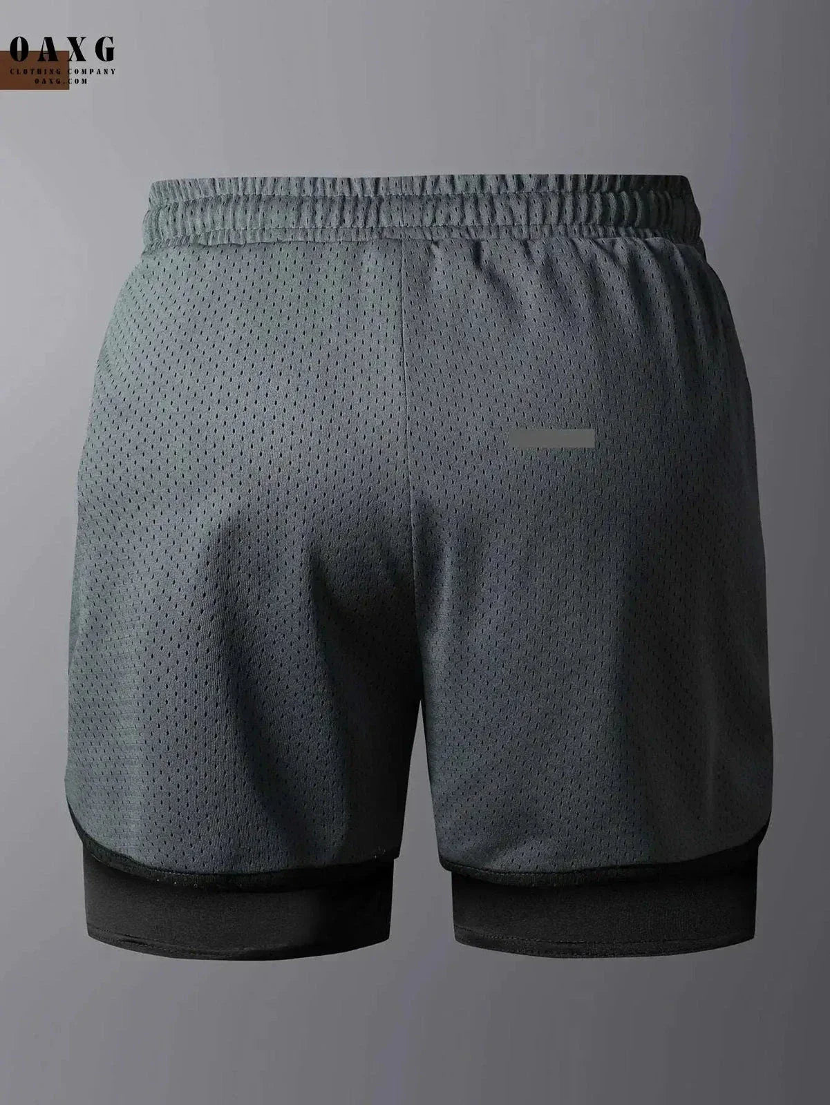 Men's 2-in-1 Sports Shorts - Quick-Drying, Breathable Mesh Design