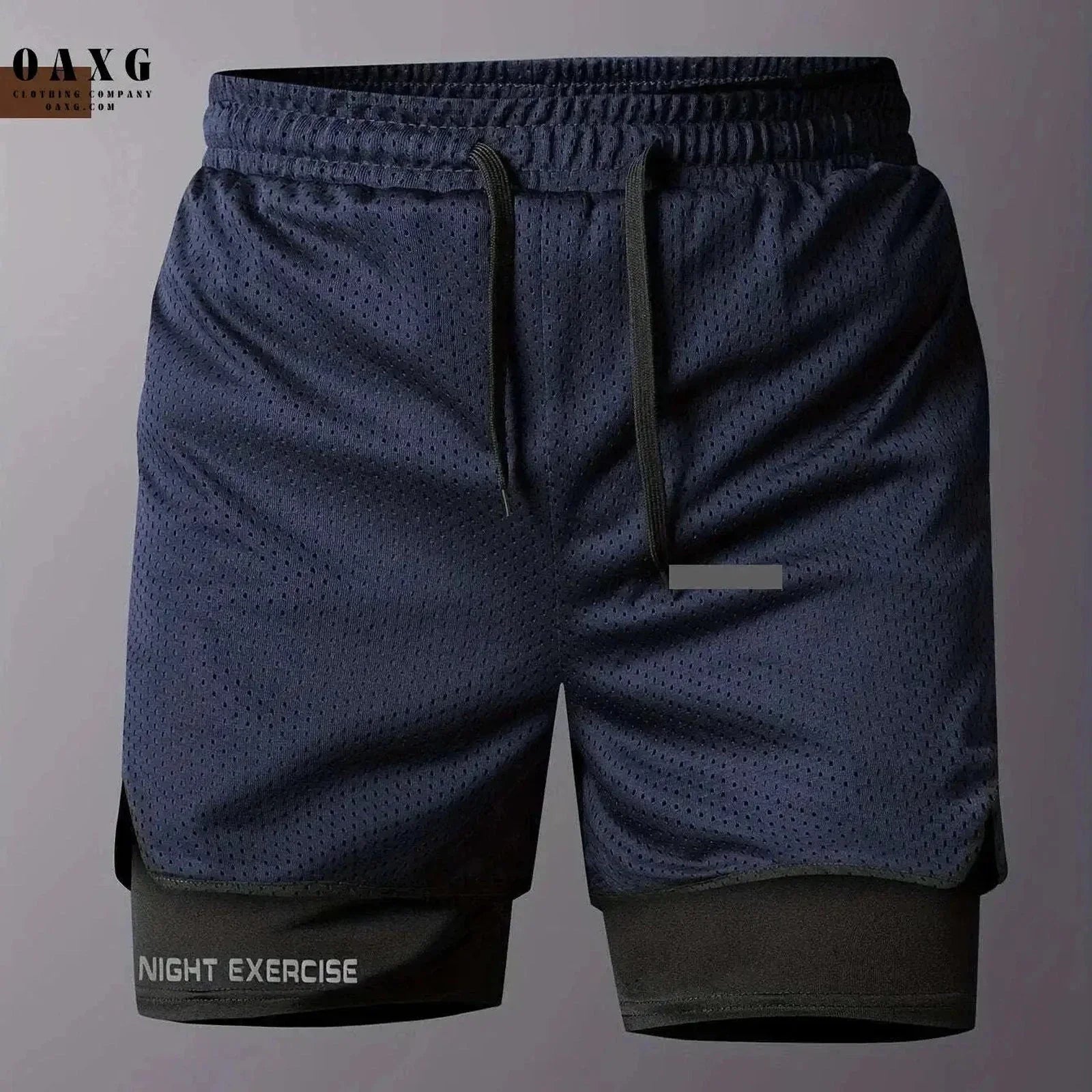 Men's 2-in-1 Sports Shorts - Quick-Drying, Breathable Mesh Design