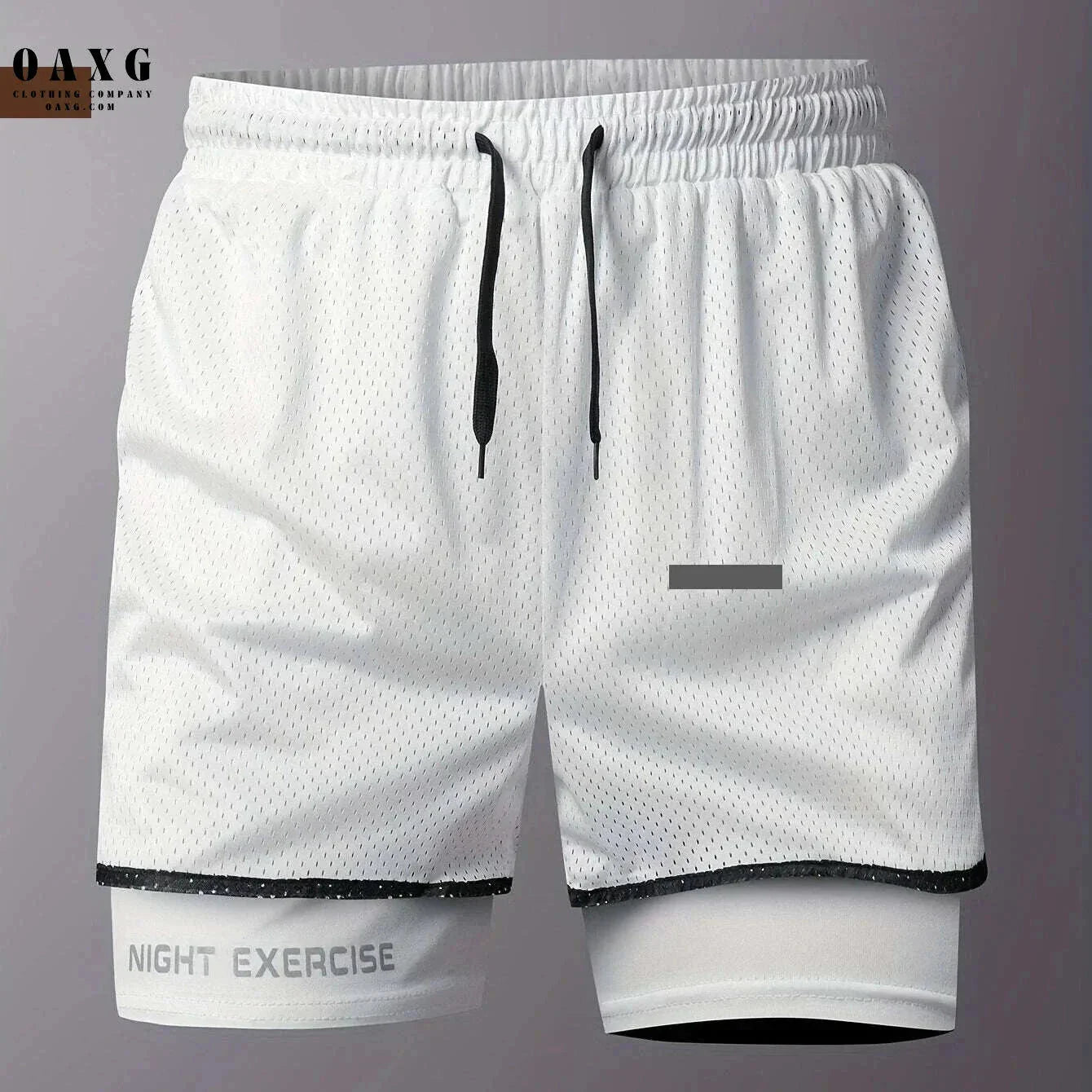 Men's 2-in-1 Sports Shorts - Quick-Drying, Breathable Mesh Design