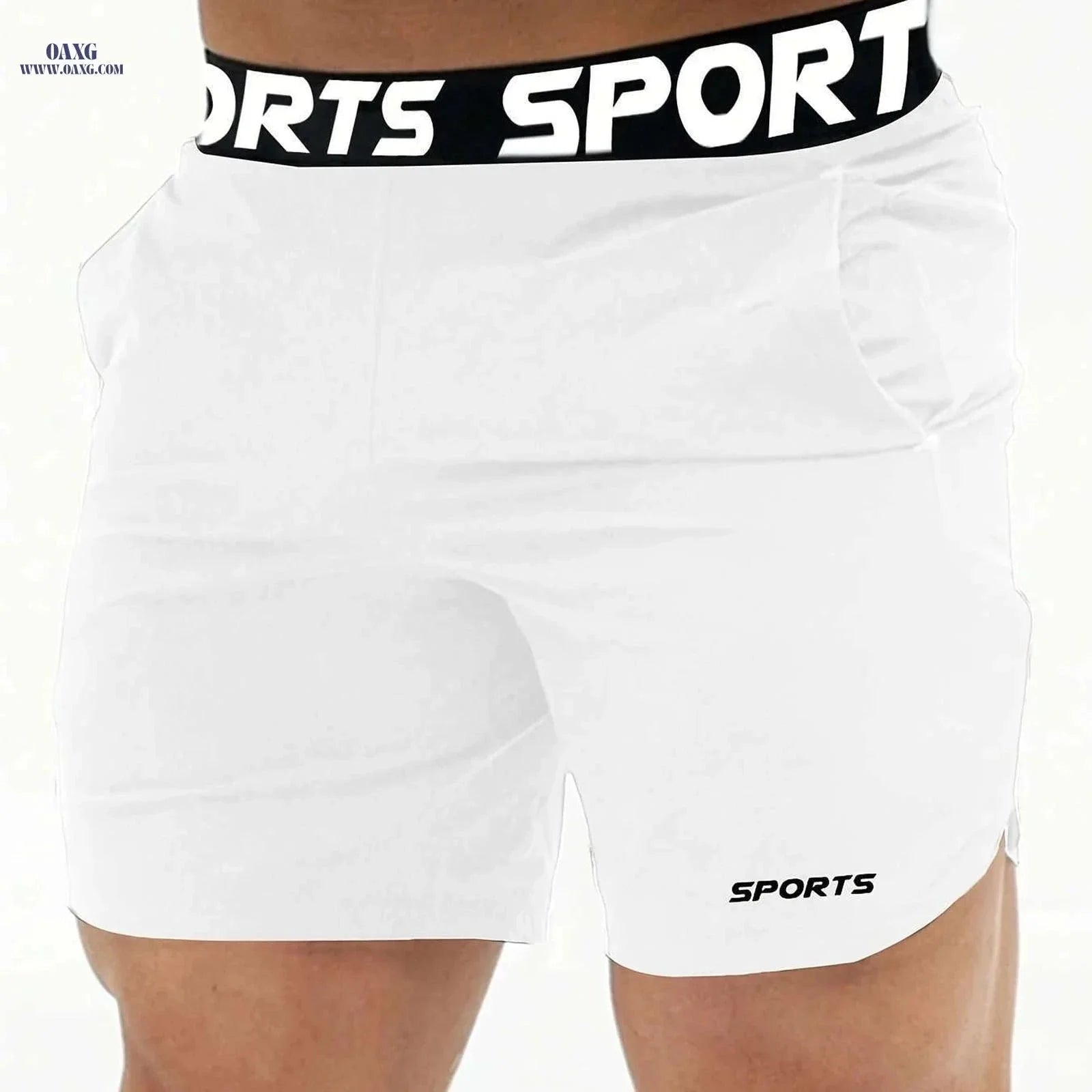Men’s Athletic Shorts - Lightweight Polyester, Comfortable Fit for Sports