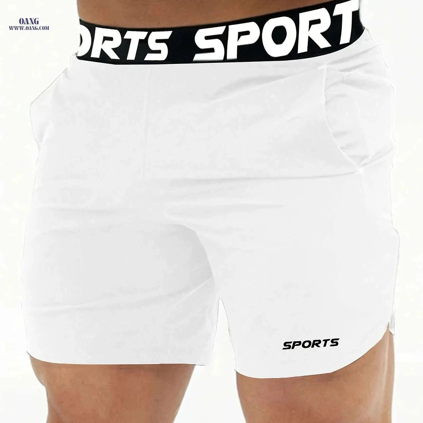 Men’s Athletic Shorts - Lightweight Polyester, Comfortable Fit for Sports