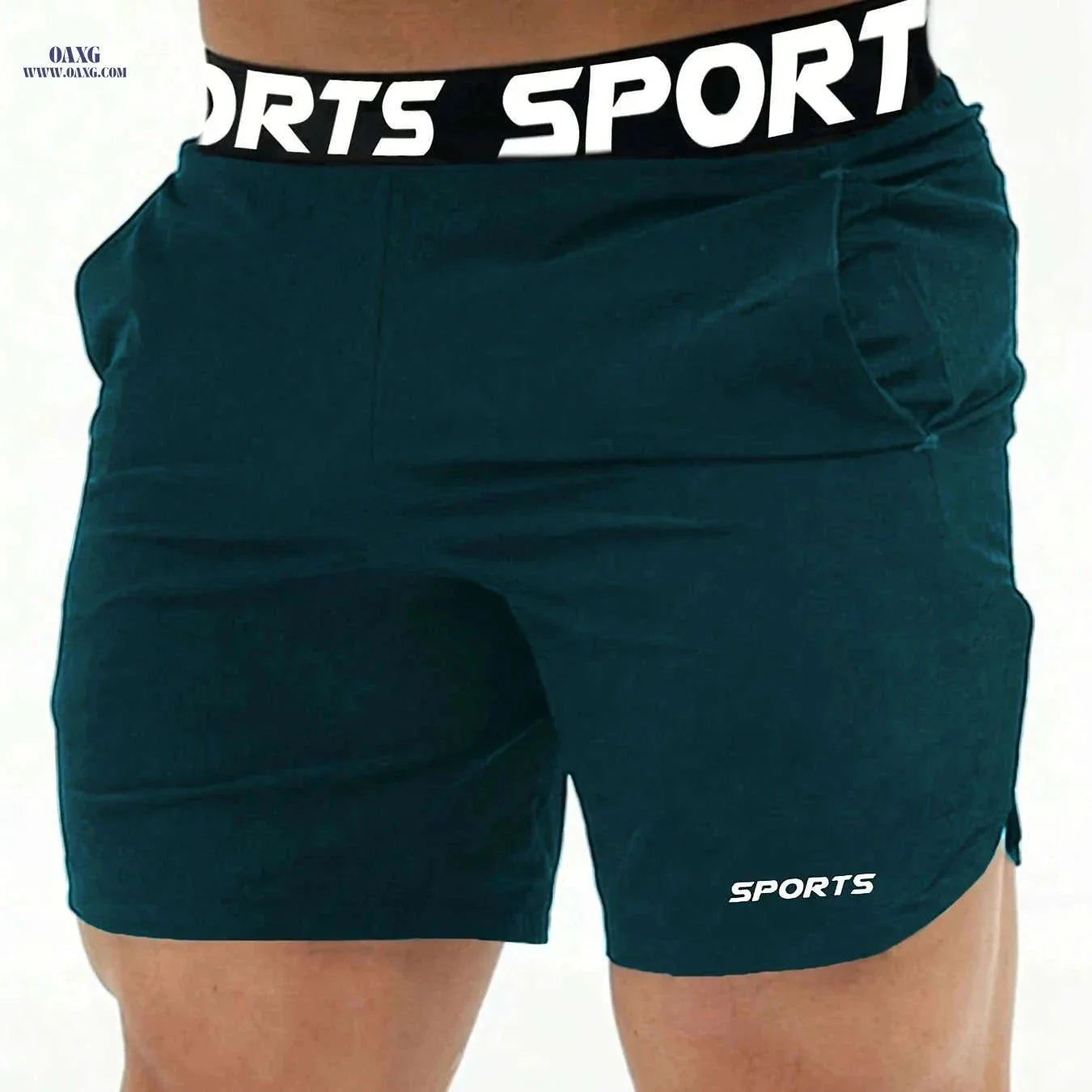 Men’s Athletic Shorts - Lightweight Polyester, Comfortable Fit for Sports